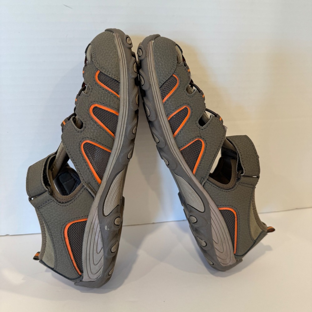 Merrell Water Sandals Hiking Outdoor Sport Shoes Men's Size 7M Gray Orange - Picture 7 of 10